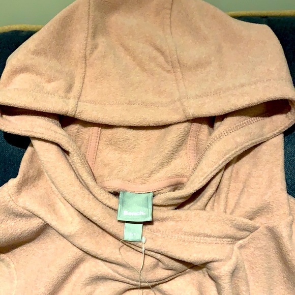 🌟HostPick🌟 BENCH Pink Fleece Hoodie NWT - size Small - Picture 5 of 7
